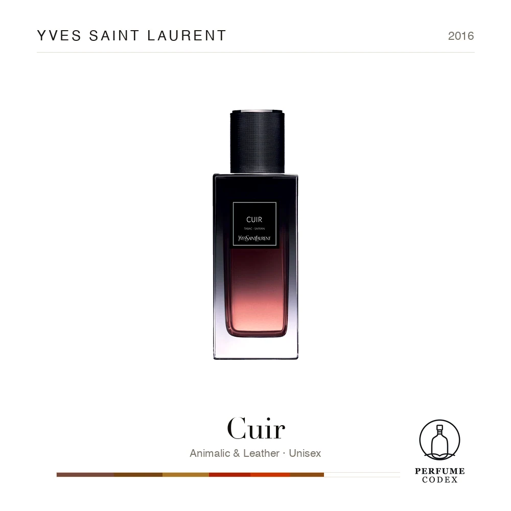 Yves Saint Laurent Cuir — perfume poster