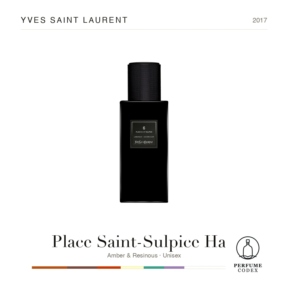 Yves Saint Laurent Place Saint-Sulpice Half — perfume poster