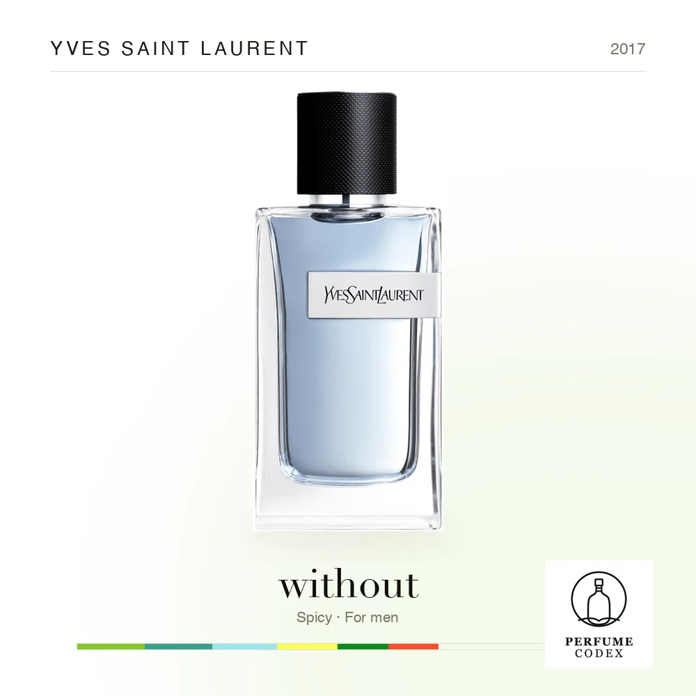 Yves Saint Laurent without — perfume poster