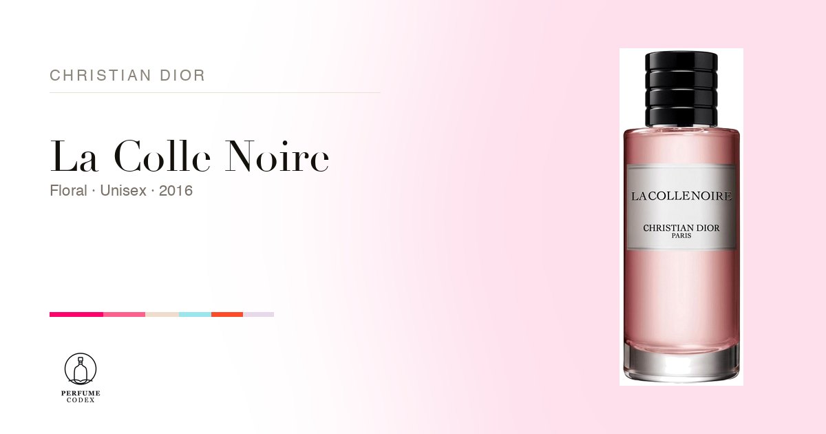 La Colle Noire by Christian Dior (2016) Review — Notes, Accords